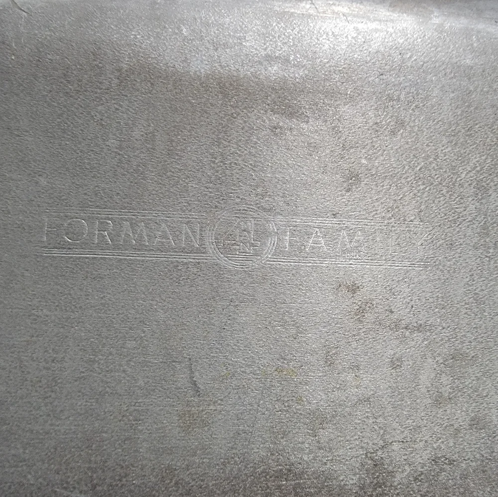 Vintage Forman Family Aluminum With Engraved Flowers Bread Tray. Beautiful
